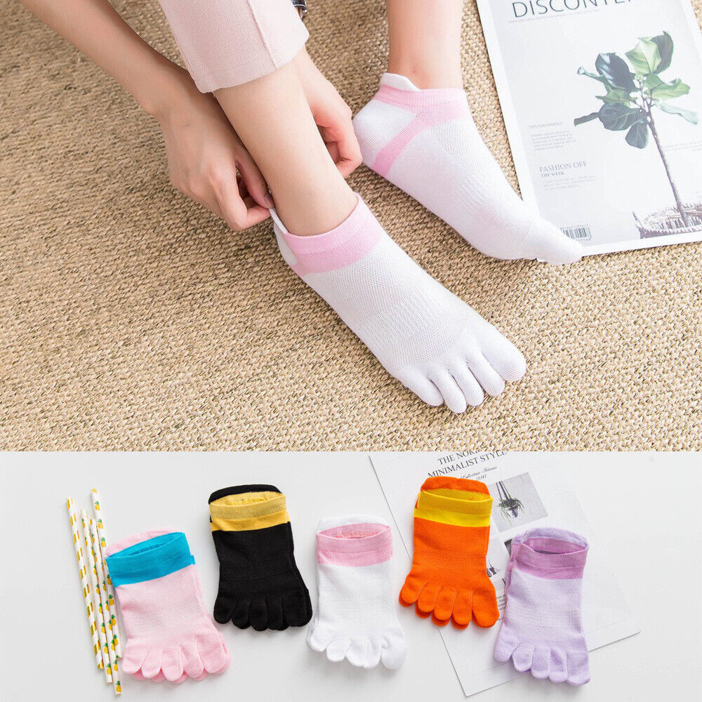 Women's Vibram Toe Socks Casual Sports Ankle
