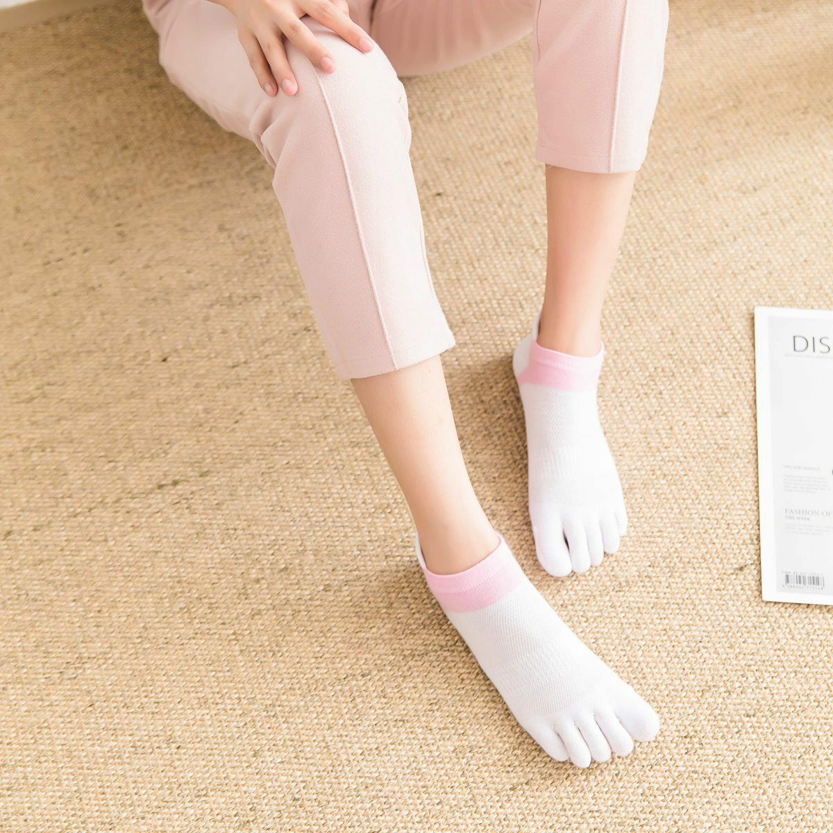 Women's Vibram Toe Socks Casual Sports Ankle