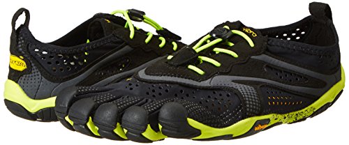 Men's Vibram V-Run Running Shoe Black/Yellow