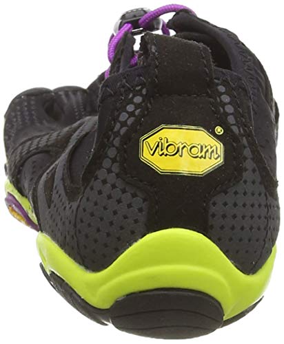 Vibram Women's V-Run Running Shoe Black/Yellow 38M