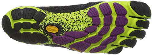 Vibram Women's V-Run Running Shoe Black/Yellow 38M