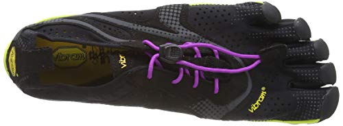 Vibram Women's V-Run Running Shoe Black/Yellow 38M