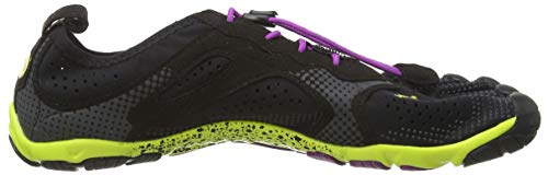 Vibram Women's V-Run Running Shoe Black/Yellow 38M