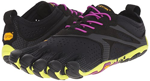 Vibram Women's V-Run Running Shoe Black/Yellow 38M