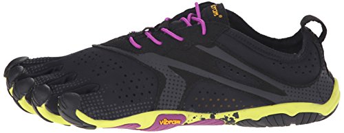 Vibram Women's V-Run Running Shoe Black/Yellow 38M