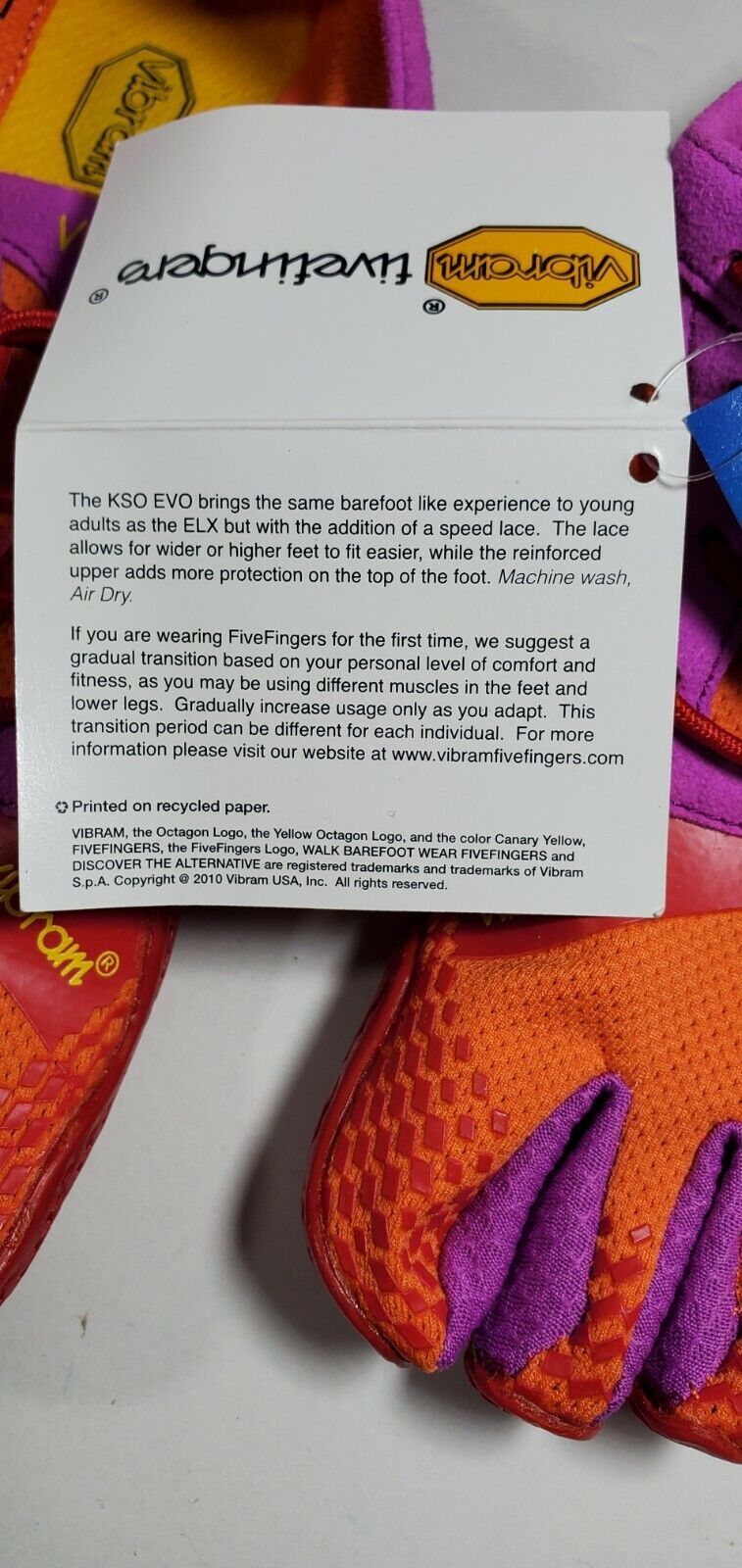 Girls' KSO EVO Vibram FiveFingers - Size EU 36