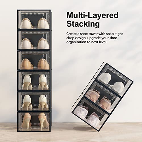 Stackable Clear Shoe Organizer for Vibram FiveFingers