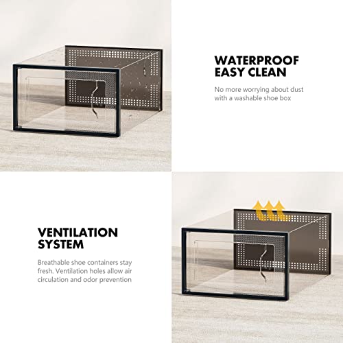 Stackable Clear Shoe Organizer for Vibram FiveFingers
