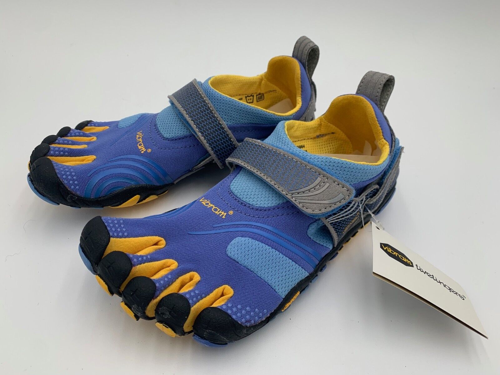 Women's Vibram FiveFingers Komodosport LS Shoes 36EU/6.5-7US - Blue/Yellow/Grey