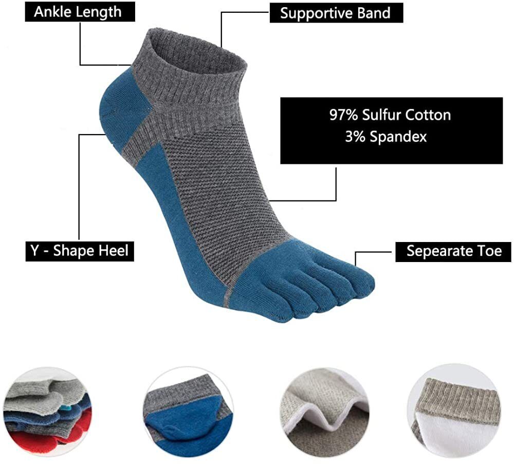 Breathable Casual Ankle Socks for Men