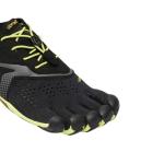 Men's Vibram V-Run Running Shoe Black/Yellow