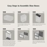 Stackable Clear Shoe Organizer for Vibram FiveFingers