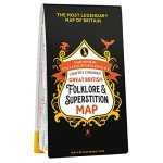 Great British Folklore & Superstition Map | Folklore Map & Guide | Marvellous Maps | Mythology | Funny Gift | British Mythology