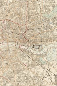 Old Map of London (1879) by J. Whitbread. Softcover Journal Notebook Softcover Journal Notebook: What secrets does the Old Map of London hold?