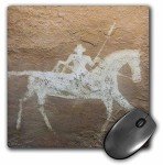 3dRose mp_92522_1 8 x 8-Inch Pictograph, Canyon Dechelly Np, Native American - Us32 Awy0013 - Angel Wynn Mouse Pad