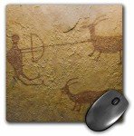 3dRose mp_92519_1 8 x 8-Inch Pictograph, Canyon Dechelly Np, Native American - Us32 Awy0005 - Angel Wynn Mouse Pad