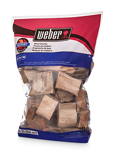 Weber Apple Wood Chunks for Barbecue Grilling