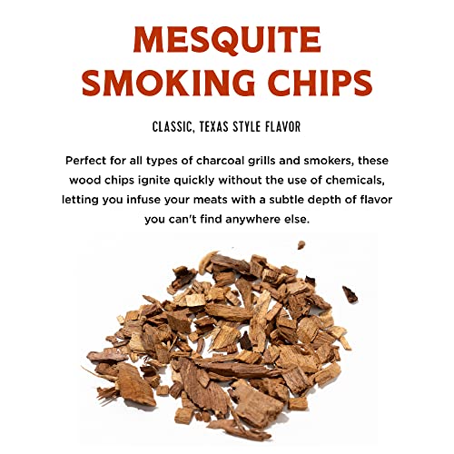 Mesquite Wood Chips for Smoking - 2 lbs