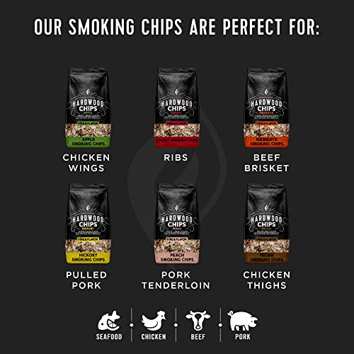 Mesquite Wood Chips for Smoking - 2 lbs