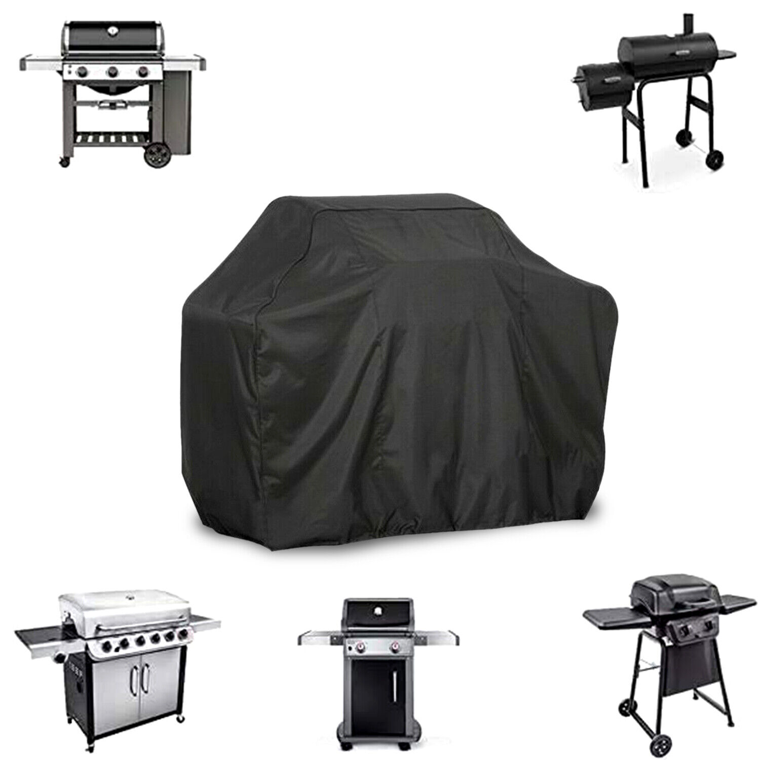 Waterproof Heavy Duty BBQ Grill Cover - 57 Inch