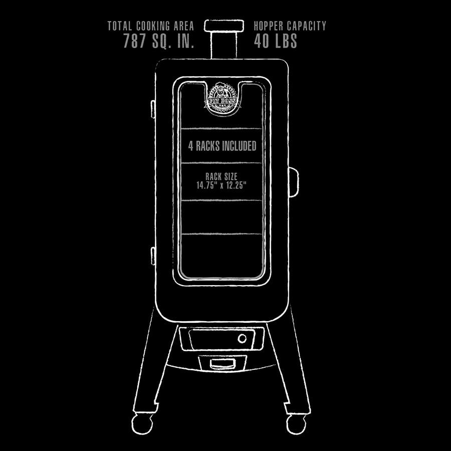 Pit Boss Copperhead 3 Vertical Pellet Smoker