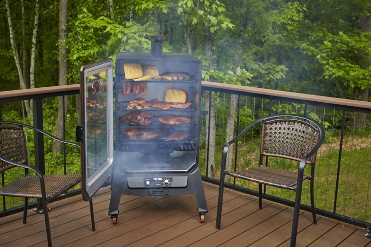 Bronze Pit Boss Wood Pellet Vertical Smoker