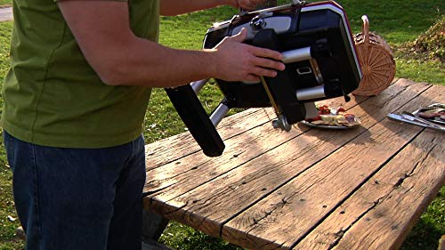 Portable Tabletop Propane Gas Grill, Red by Cuisinart