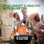 Olivette Organic Charcoal Briquettes for BBQ Grilling