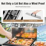 2-Burner Outdoor Gas Grill and Griddle Combo