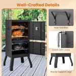 Giantex Vertical Charcoal Smoker with Grill Racks