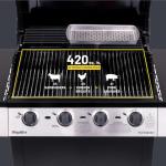 Char-Broil 4-Burner Propane Gas Stainless Steel Grill