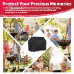 Heavy Duty Waterproof Grill Cover for Weber, Char Broil