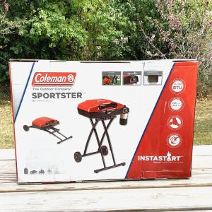 Coleman Sportster Propane Grill - 11,000 BTUs, Red