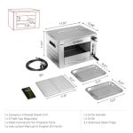 Camplux Propane Infrared Steak Grill - Powerful Heat!