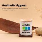 Loovelo Playing Pickleball Improves Memory Pickleball Gifts Scented Candle Home Office Pickleball Lovers Players Jar Candles Sage Floral Lavender Scent 9.5 oz