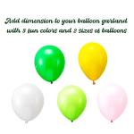 Dinks and Drinks Pickleball Party Decorations | Pickle Balloon Garland Kit + Foil Backdrops + Pickleball Balloons | Fun Pickleball Birthday Decorations (Let's Pickle)