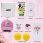 Chilltreads Pickleball Gifts for Women, Pickleball Gift Basket for Wife Mom Sister Friends, Funny PB Accessories Set with Baseball Cap Travel Tumbler