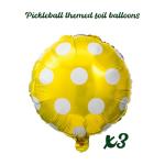 Dinks and Drinks Pickleball Party Decorations | Pickle Balloon Garland Kit + Foil Backdrops + Pickleball Balloons | Fun Pickleball Birthday Decorations (Let's Pickle)
