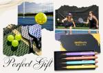 InnoBeta Pickleball Gifts for Women, Gifts for Pickleball Lovers, Ballpoint Pen Set of 4, Perfect for Birthday, Christmas