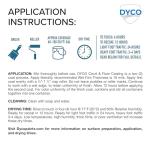 DYCO Court & Floor Anti-Slip Coating - Slip-Resistant Pavement, Cement & Concrete Paint for Pickleball, Tennis & Basketball Courts, Exceeds ADA Standards for Safety Areas (White, 1 Gallon)