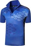 Men's Golf Shirt Short Sleeve Quick Dry Sport Polo Tee Shirt T-Shirts Tshirt Tops Tennis Pickleball Badmintion LSL294_Blue_XL