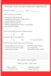 Pickleball Hurt Feelings Complaint Form Register Notebook: Funny Pickleball Complaint Log Journal for the Sore Loser. 110 Pages. Adult.