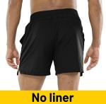 MIER Men's Workout Running Shorts Quick Dry Active 5 Inches Shorts with Pockets, Lightweight and Breathable, Black, M