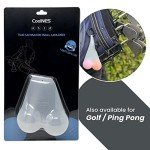 CoolNES Silicone Funny Ball Holder Pouch Sack - Golf - Pickleball - Tennis - Baseball - Gag Gift Innovative Souvenirs Club Storage (Pickleball/Tennis)