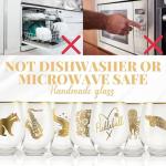 Onebttl Pickleball Gifts for Women, Pickleball Lover Glass, 17 oz Stemless Wine Glass with Foil Stamping Pattern