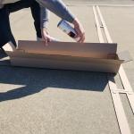 Murray Sporting Goods Standard Pickleball Court Marking Kit | Cardboard Stencil Paint Kit for Driveway, Asphalt or Concrete - Regulation Backyard Pickleball Court Kit