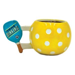 Big Mouth Inc Pickleball Mug - Dinking Pickleball Mugs for Adults - Pickleball Coffee Gear - Funny Gifts for Friends - 22 Oz