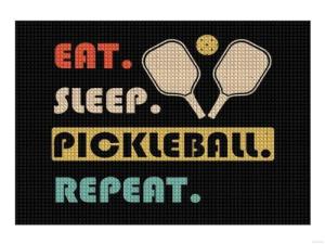 JXAVAXDE Funny Pickleball Quotes Diamond Painting Art Kits for Adults, DIY 5D Round Full Drill Diamond Painting for Beginners, Wall Home Decor, Gifts 12x16 inch