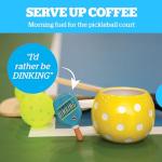 Big Mouth Inc Pickleball Mug - Dinking Pickleball Mugs for Adults - Pickleball Coffee Gear - Funny Gifts for Friends - 22 Oz