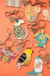 Karma, Women’ Enamel Keychains, Womens Enamel Keychain for Gifts Purse Bag Accessories, Pickleball